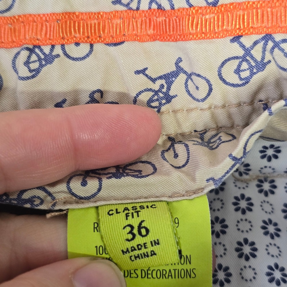 Robert Graham Plaid Shorts Mens 36 Multicolor Bicycle Trim Preppy Summer Casual - Picture 7 of 15